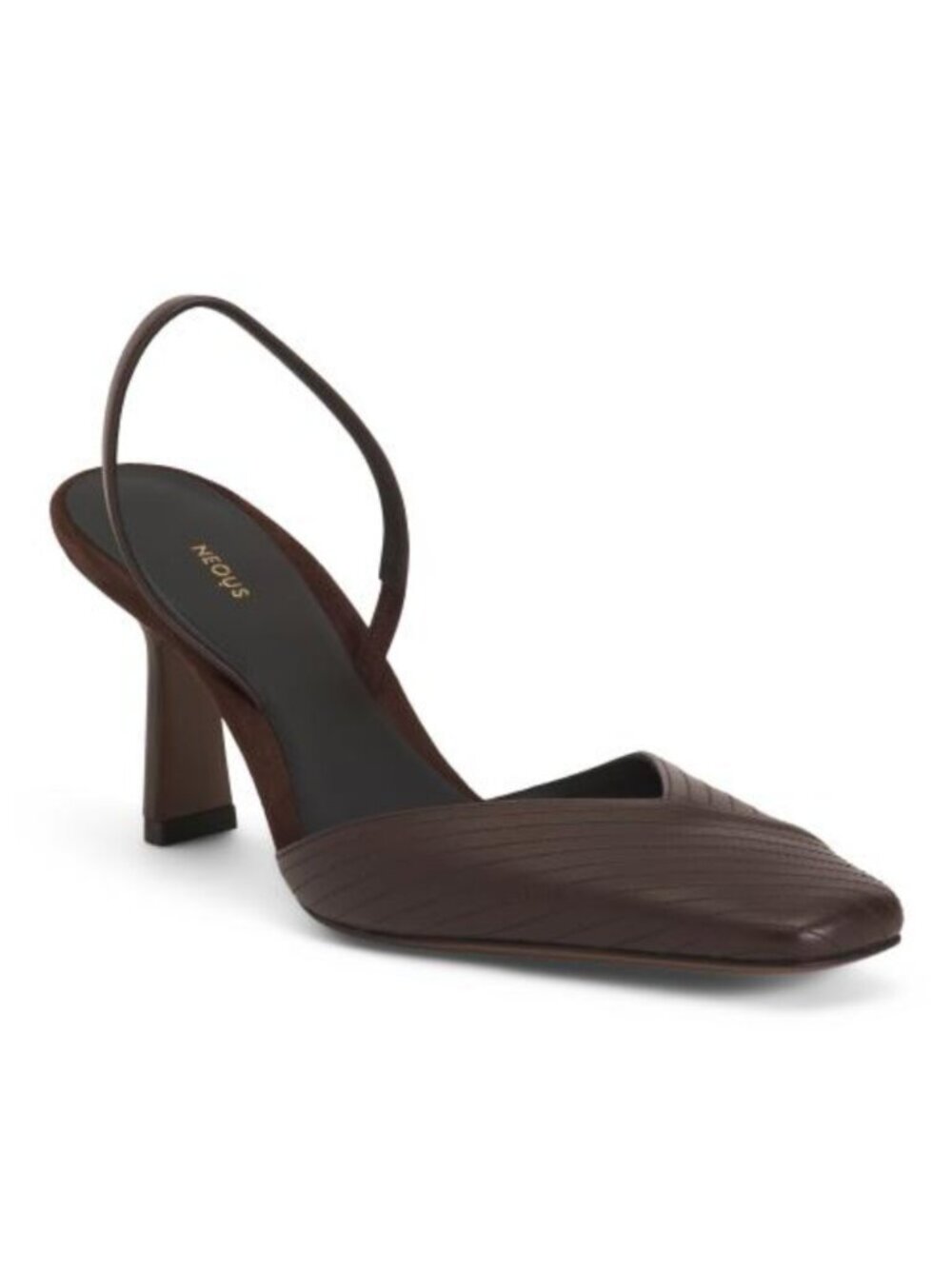 NEOUS Made In Italy Leather Dulmun Heeled Mules